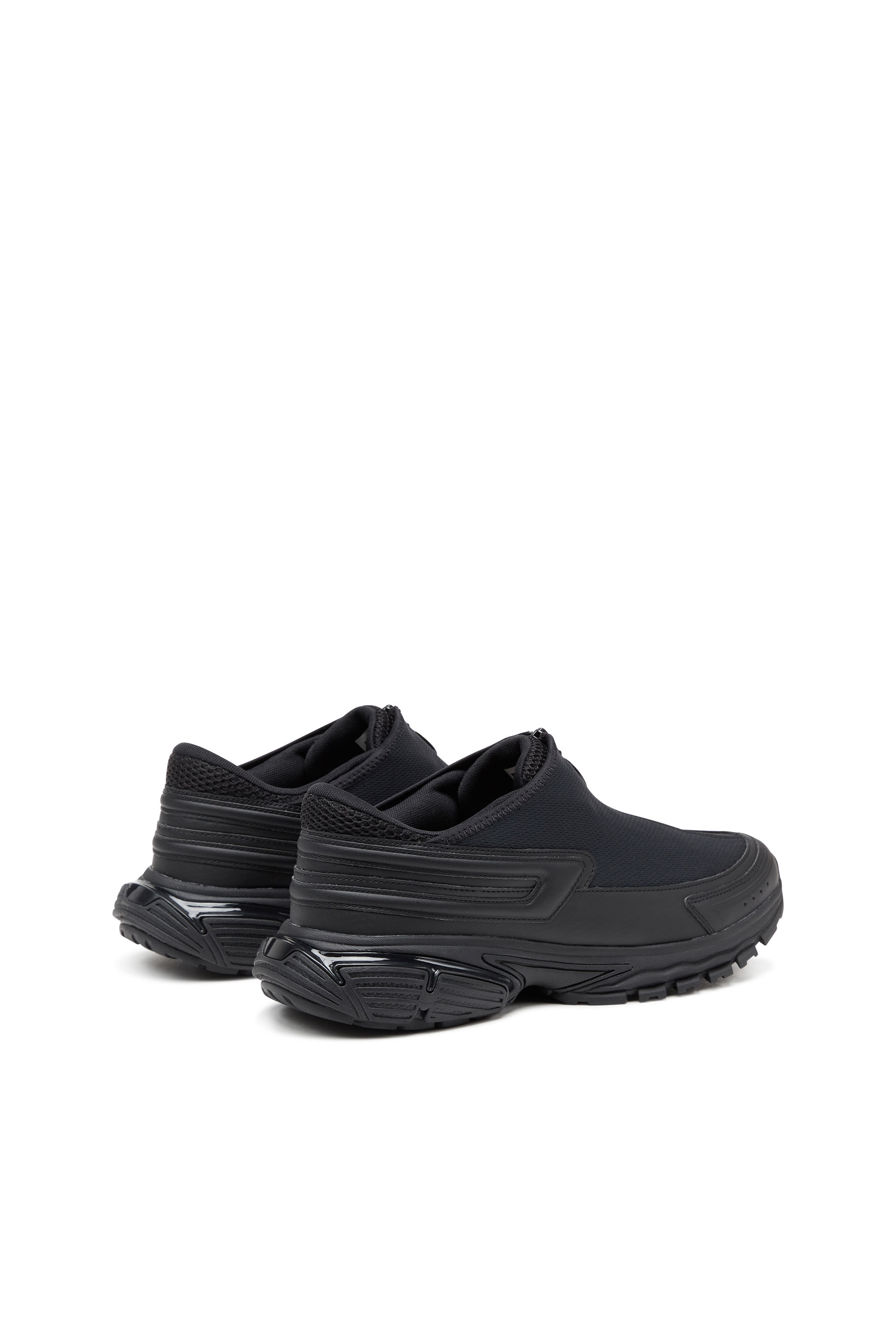 Diesel - S-SERENDIPITY PRO-X1 ZIP X, Unisex S-Serendipity-Slip-on mesh sneakers with zip in Black - Image 3