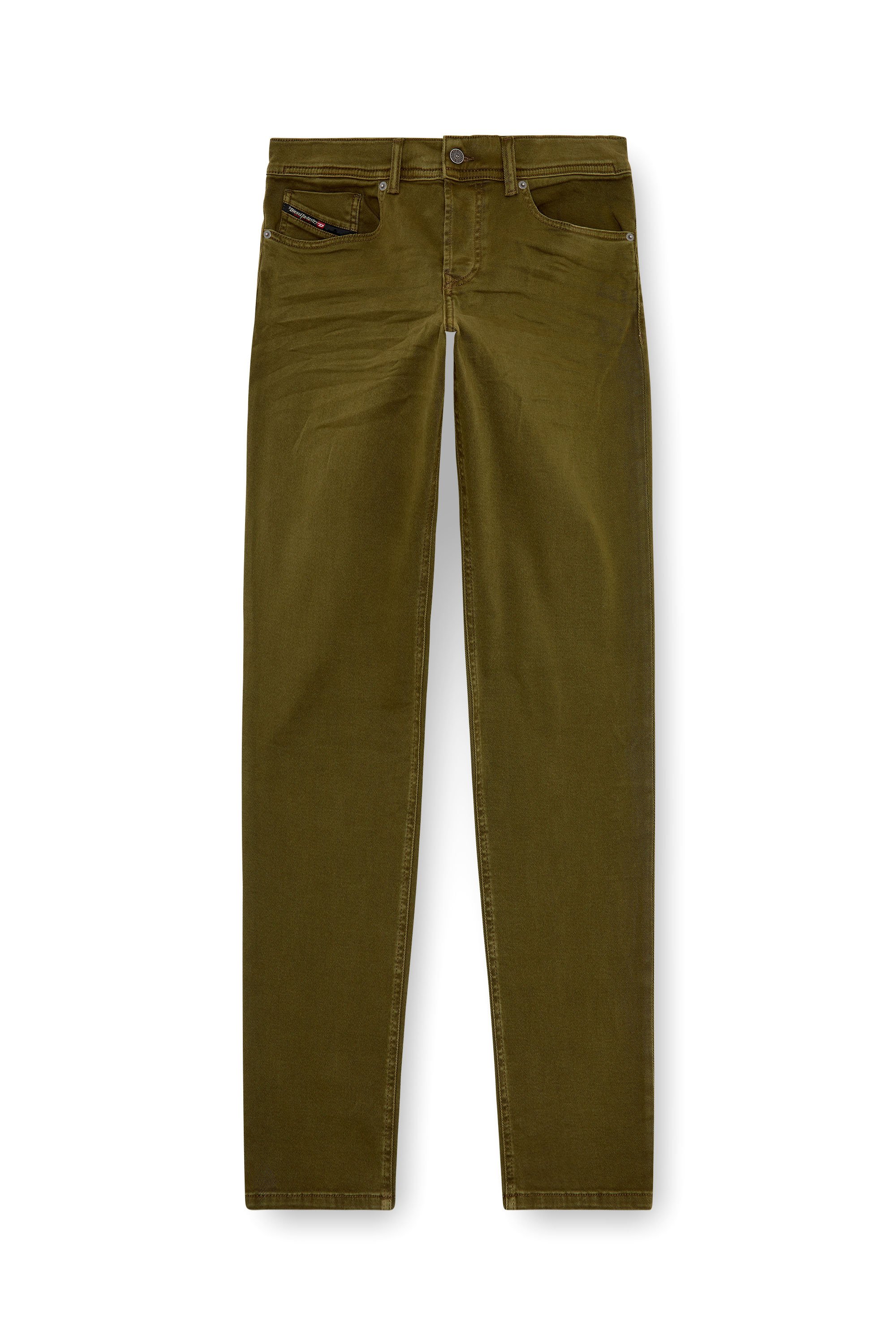 Diesel - Man's Tapered Jeans 2023 D-Finitive 0QWTY, Military Green - 5