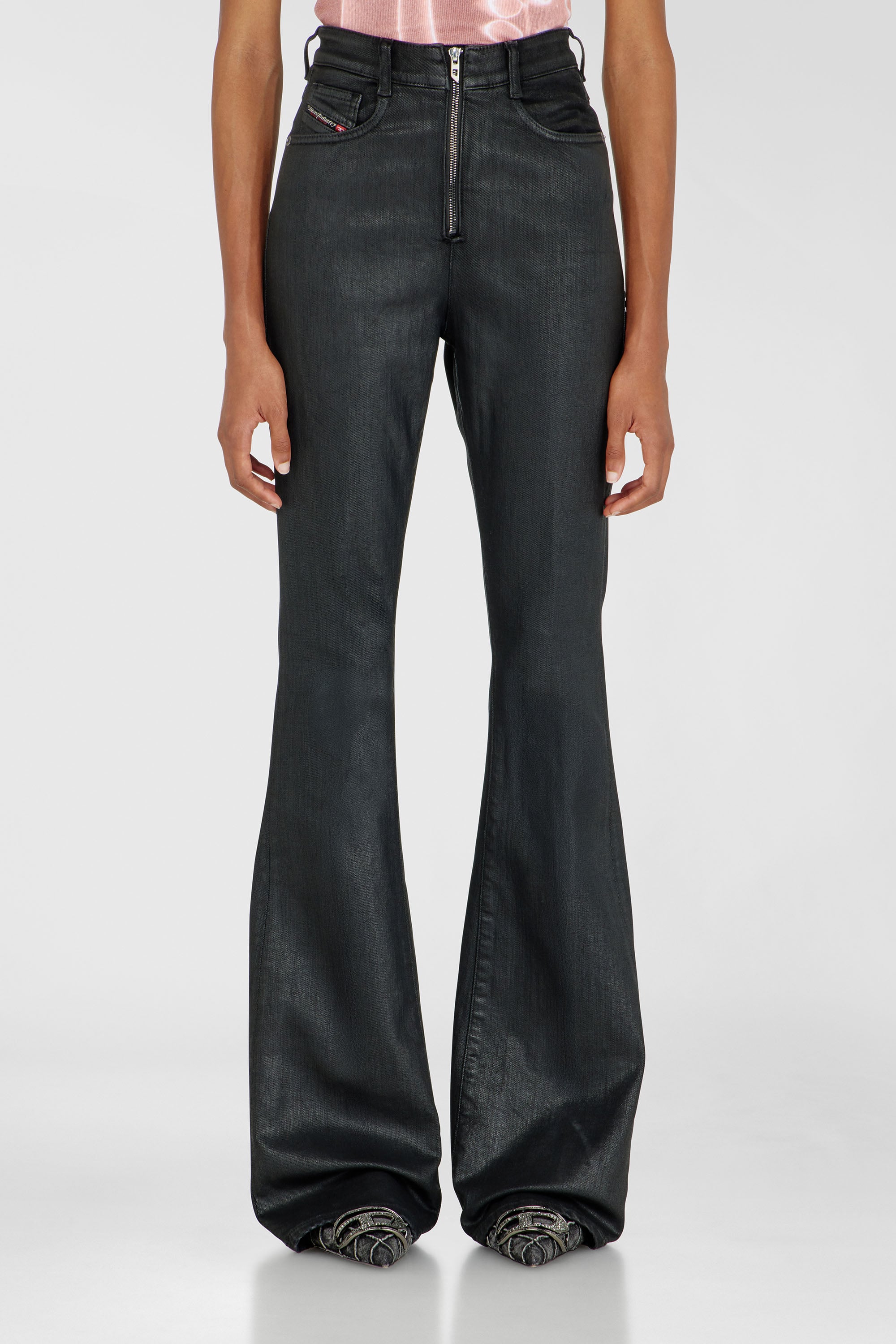 Diesel - Woman's Bootcut Jeans 1973 D-Partt 09P78, Black/Dark grey - 1