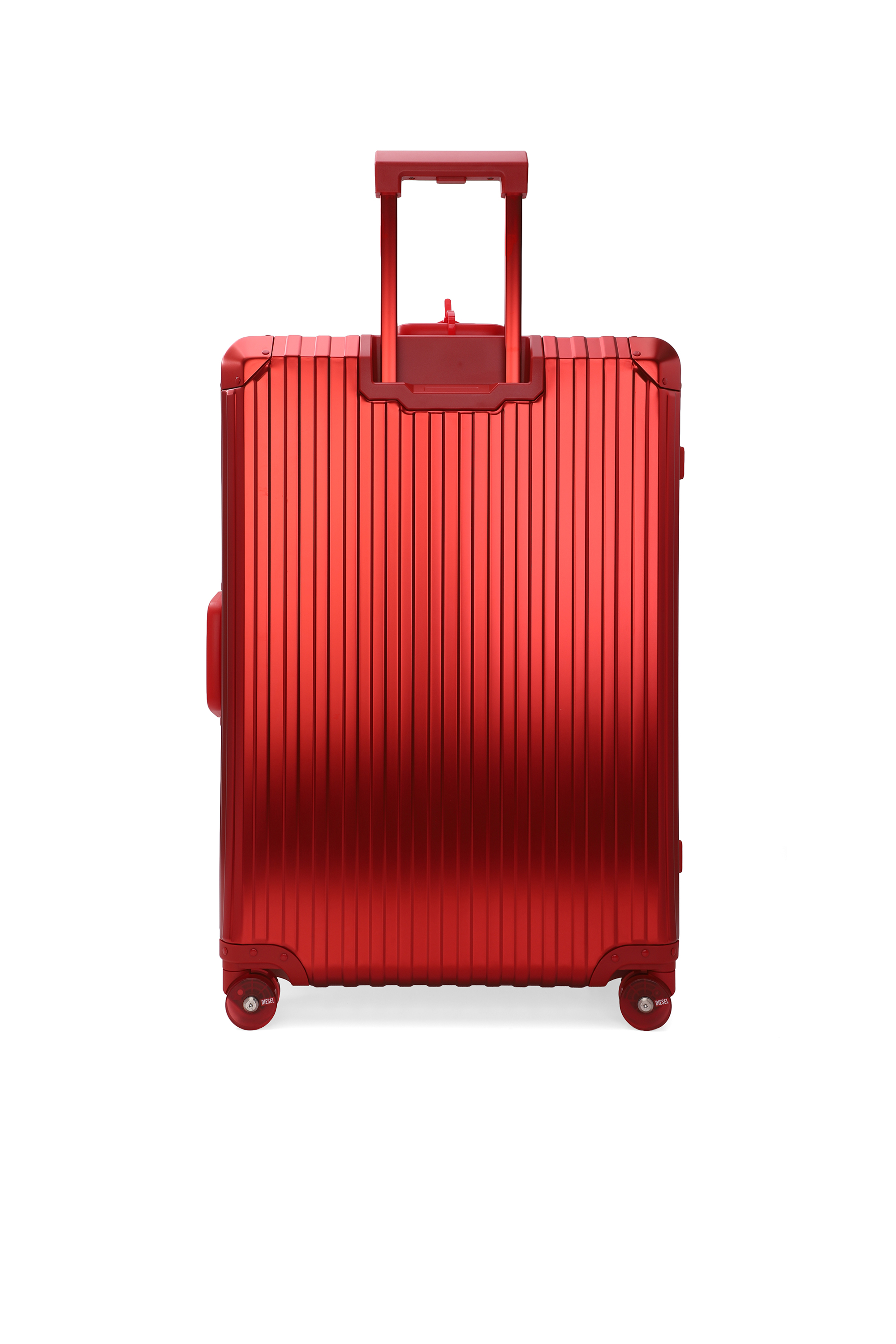 Diesel - DIESEL ALUMINUM TROLLEY- DSL002, Unisex's Aluminum suitcase size L in Red - 2
