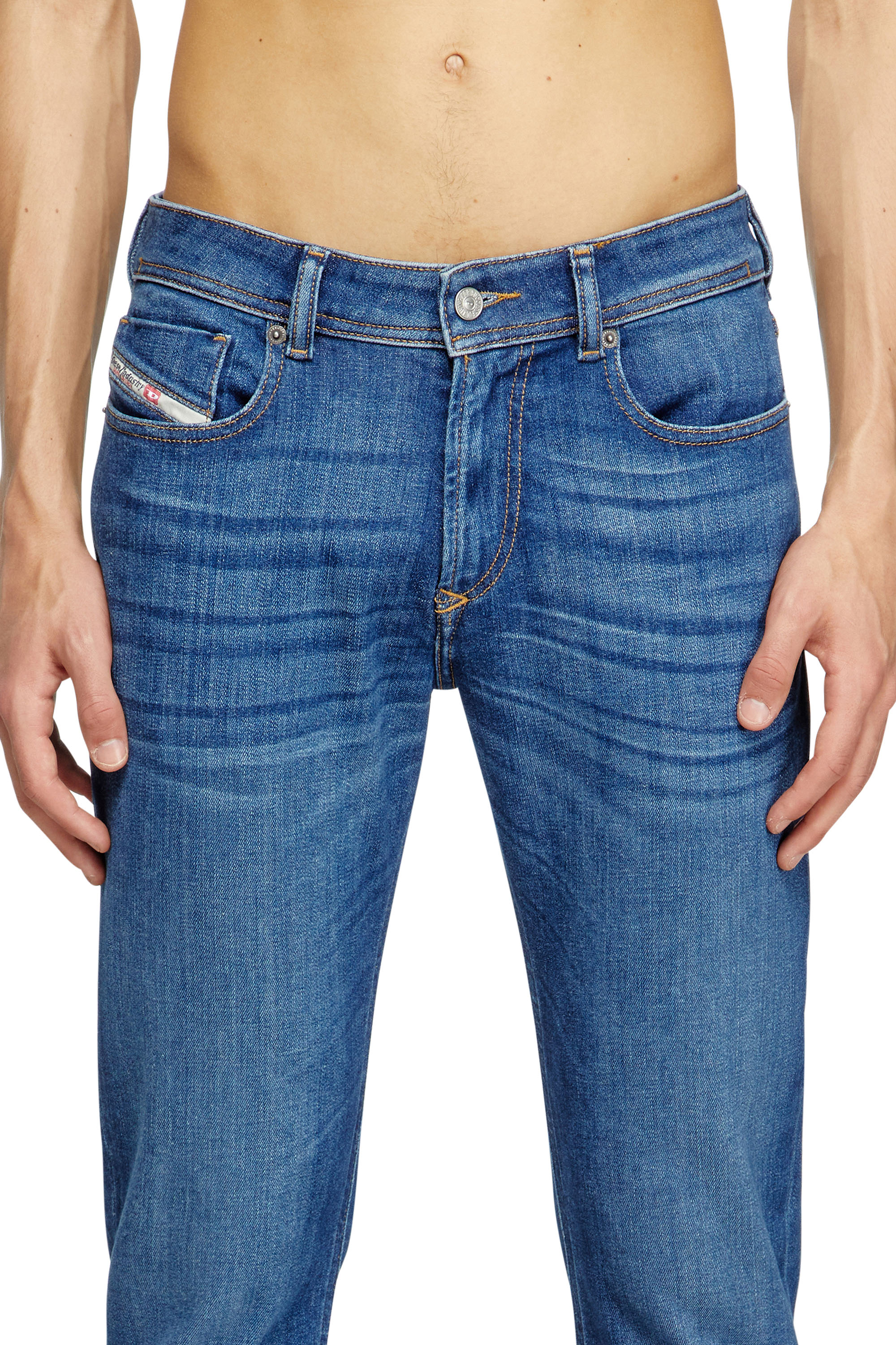 Skinny Jeans 1979 Sleenker 09M73, Medium blue Diesel - Man's Skinny Jeans 1979 Sleenker 09M73, Medium blue - 5