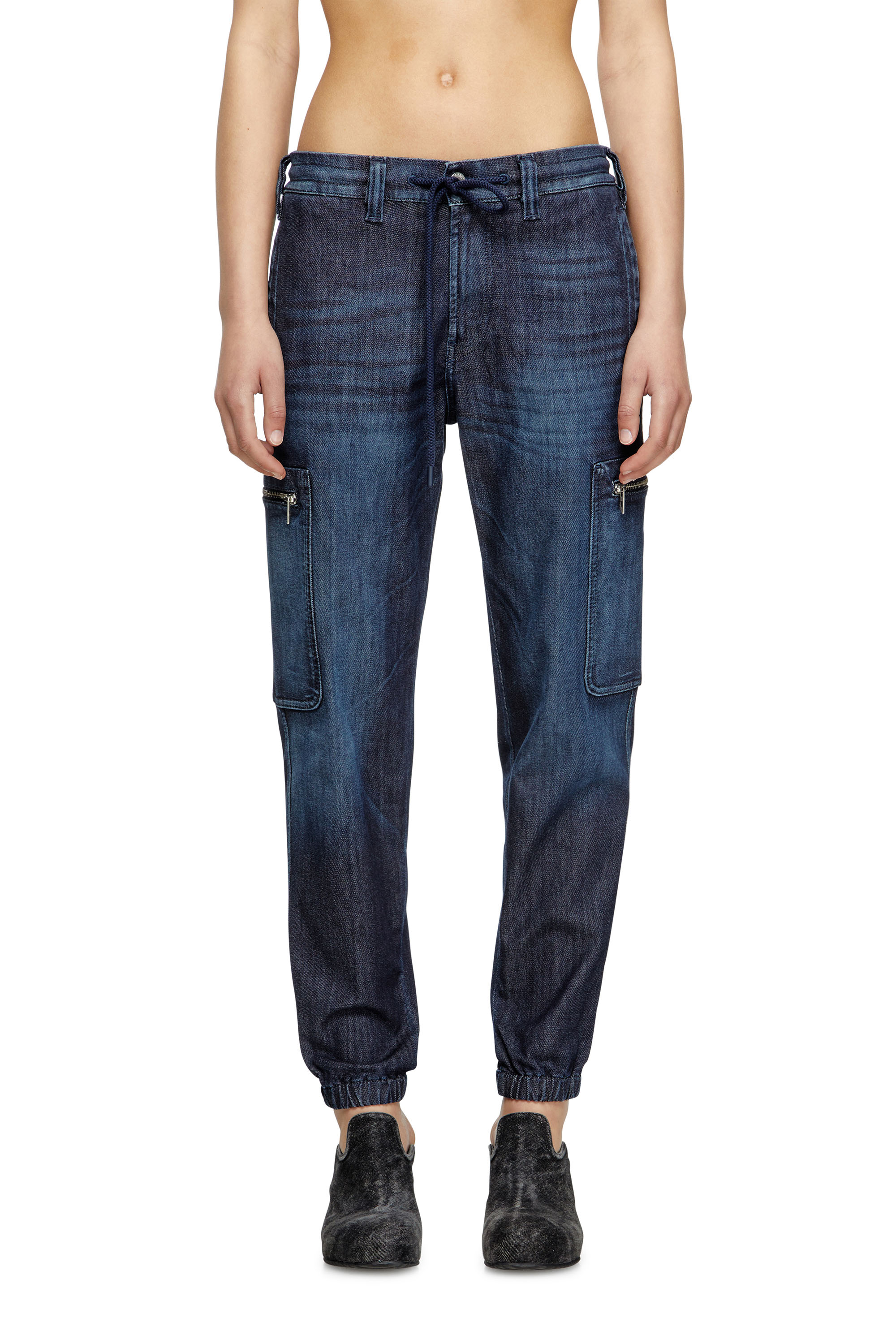 Diesel - Unisex's Slim D-Lab JoggJeans® 09L11, Dark Blue - 1