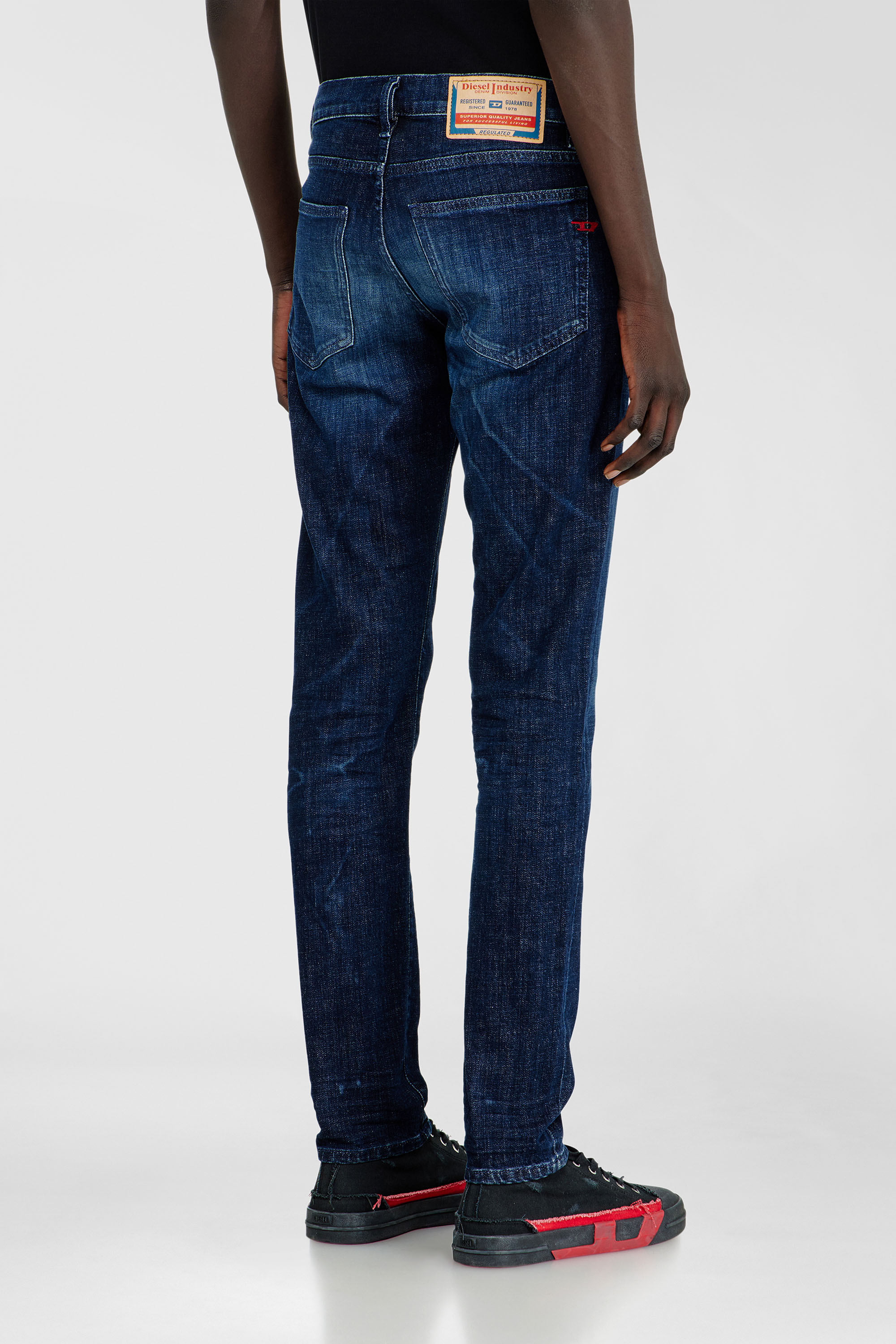 Diesel - Man's Slim Jeans 2019 D-Strukt 0ADBL, Dark Blue - 5