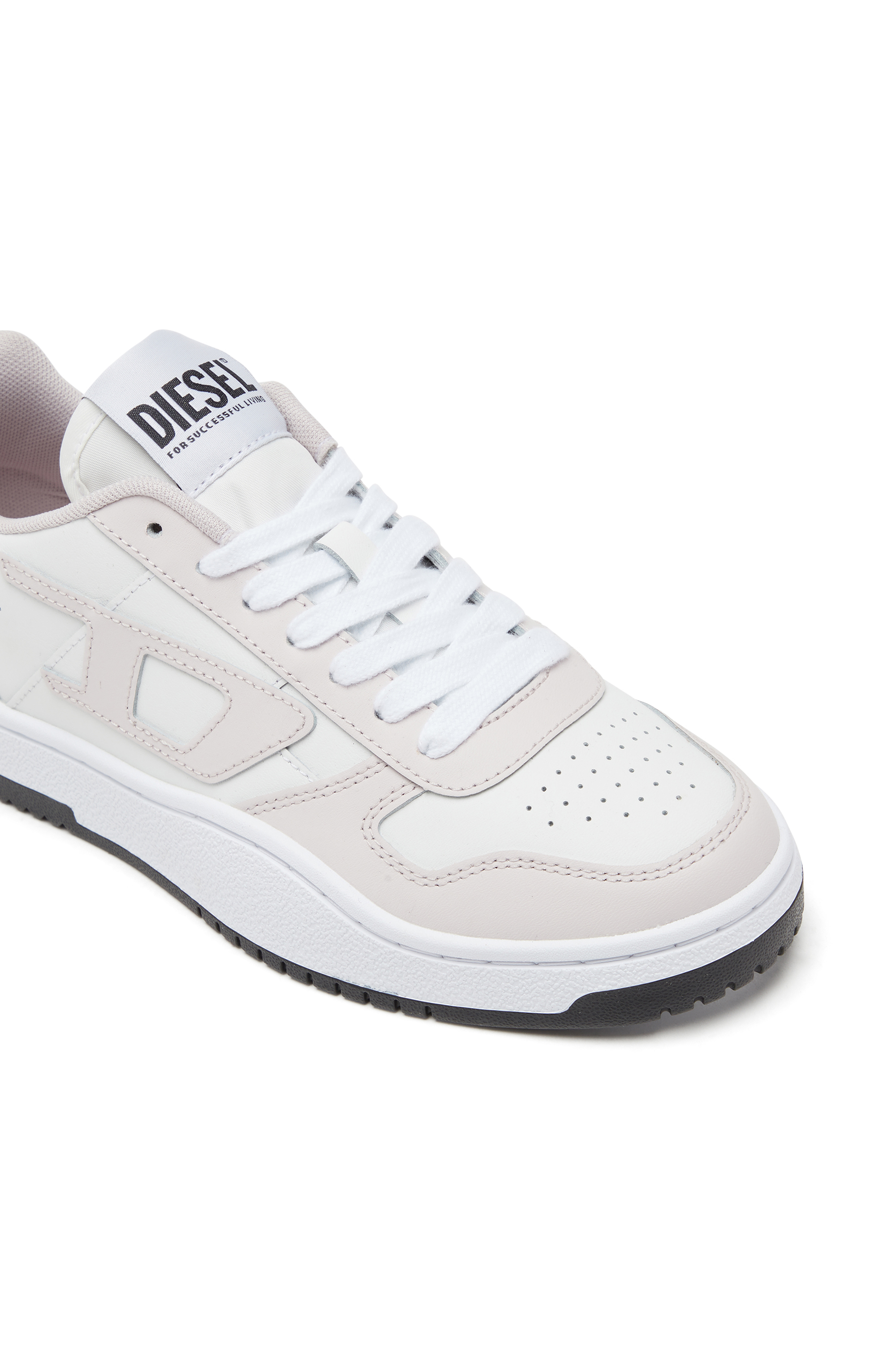 Diesel - S-UKIYO V2 LOW W, Woman S-Ukiyo Low-Low-top sneakers in leather and nylon in Multicolor - Image 6