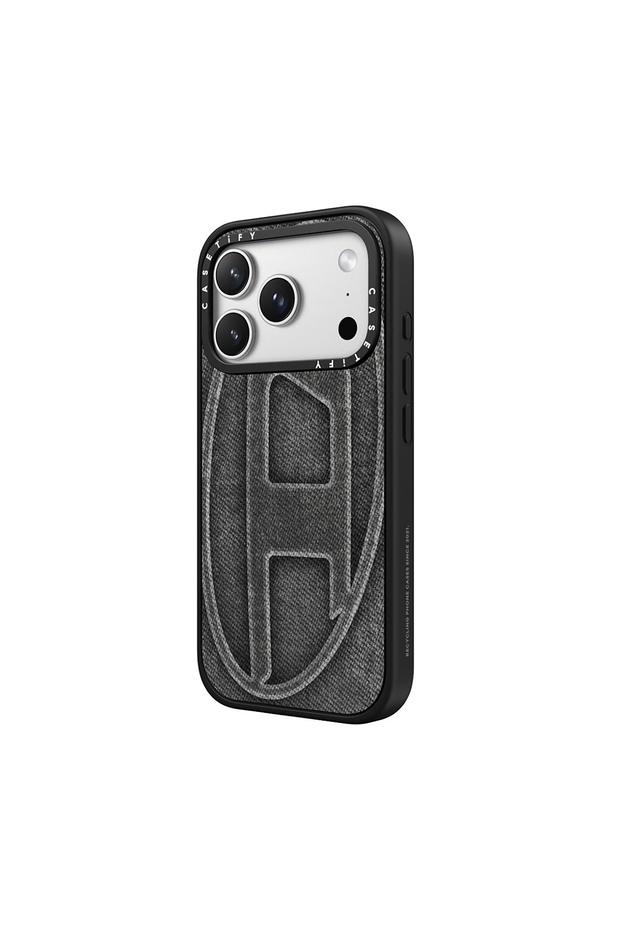 Diesel - 60573 MOULDED CASE, Unisex's Oval D impact case for iPhone 17 Pro Max in Black - 2