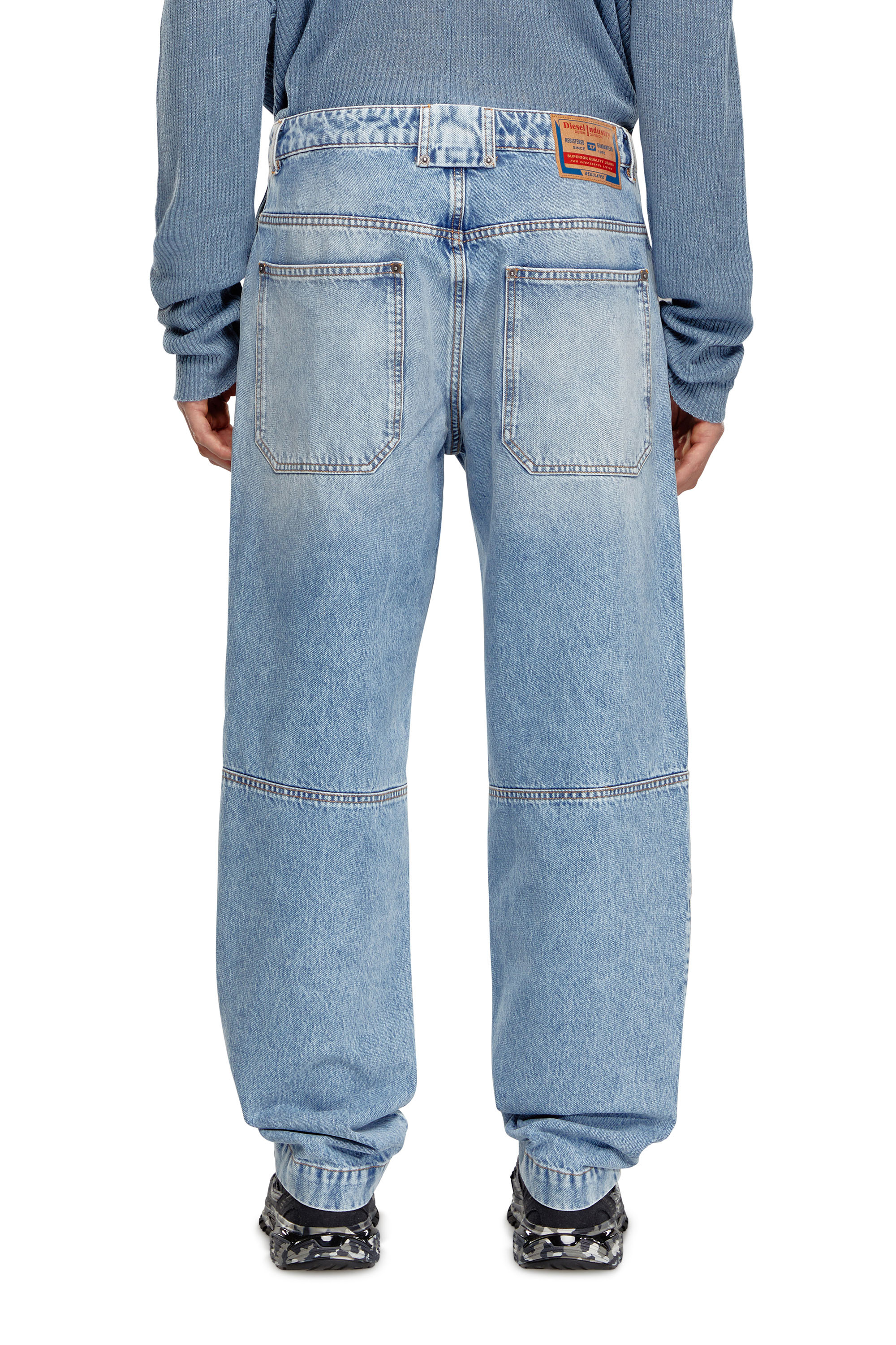 Diesel - Man Tapered Jeans D-P-5-D 0GHAW, Light Blue - Image 3