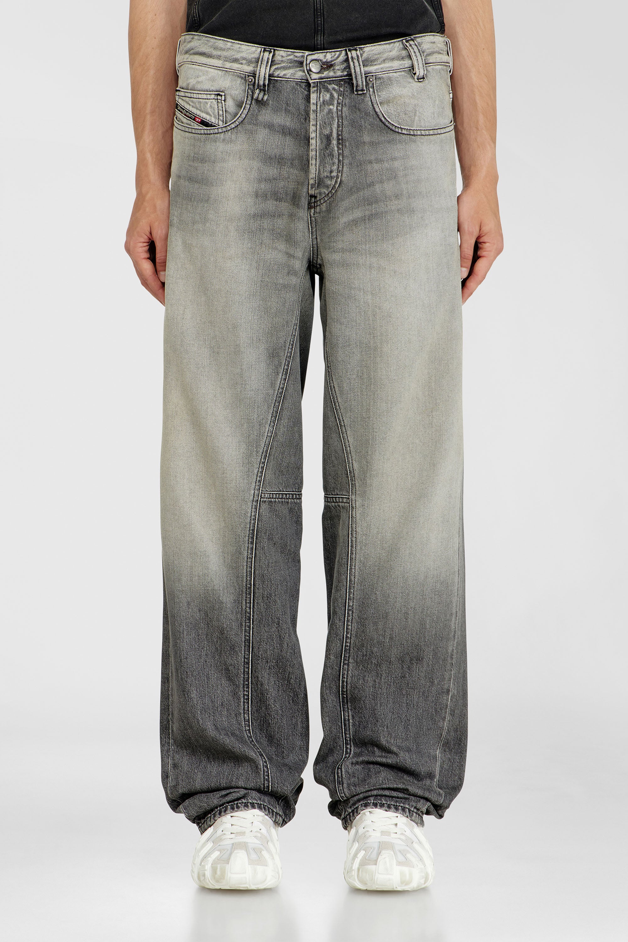 Diesel - Man's Relaxed Jeans 2001 D-Macro 09P56, Grey - 1