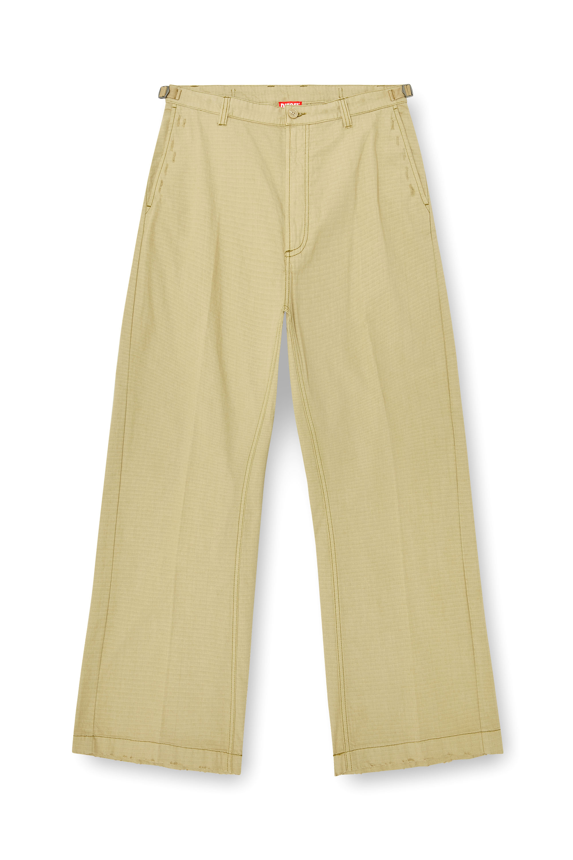 Diesel - P-BALL, Man's Cotton ripstop pants with side buckles in null - 3