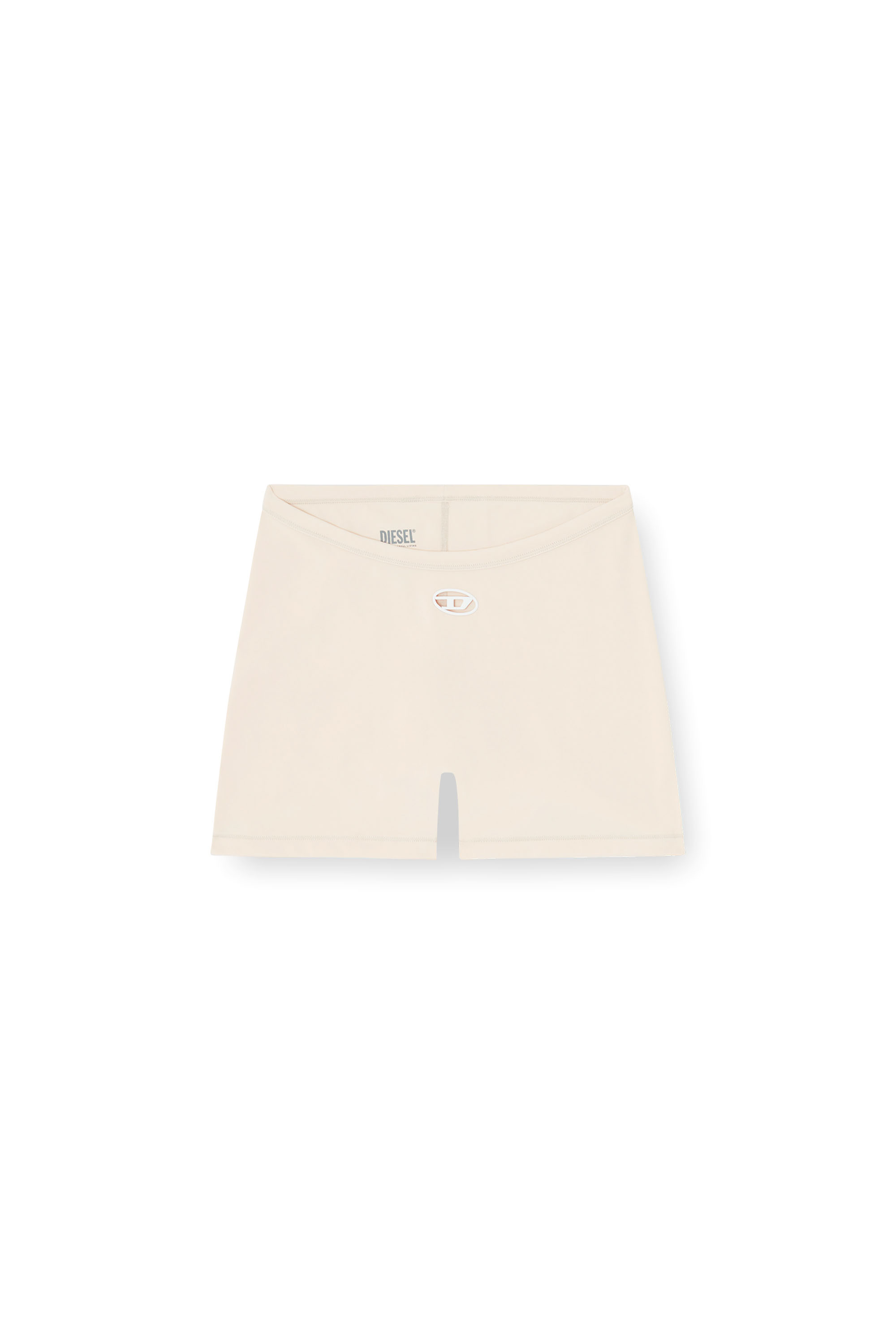Diesel - SOPHIA-UTLT, Woman's Stretch boxer briefs with cut-out logo in Nude - 4
