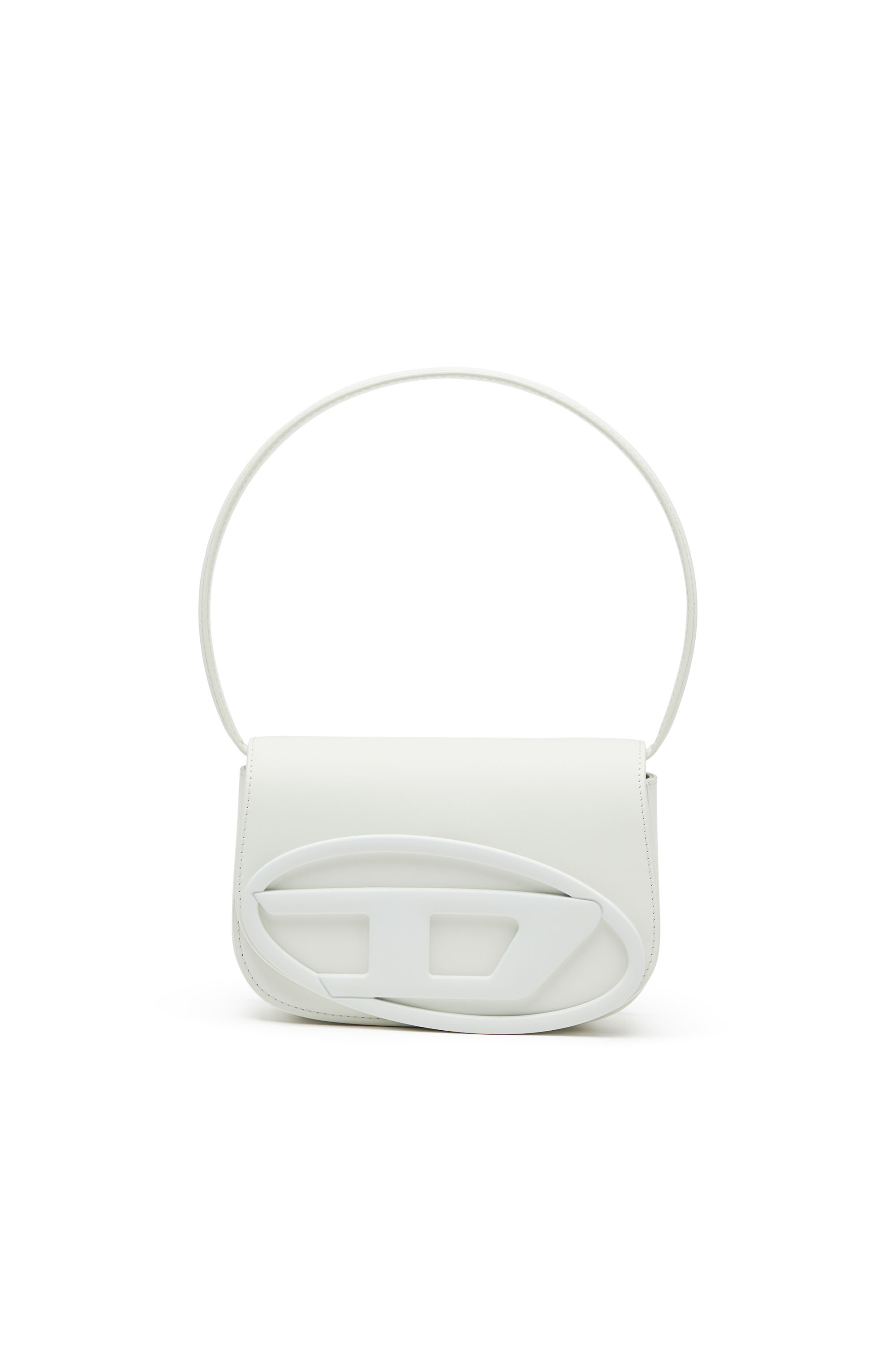 Diesel - 1DR, Woman 1DR-Iconic shoulder bag in matte leather in White - Image 7