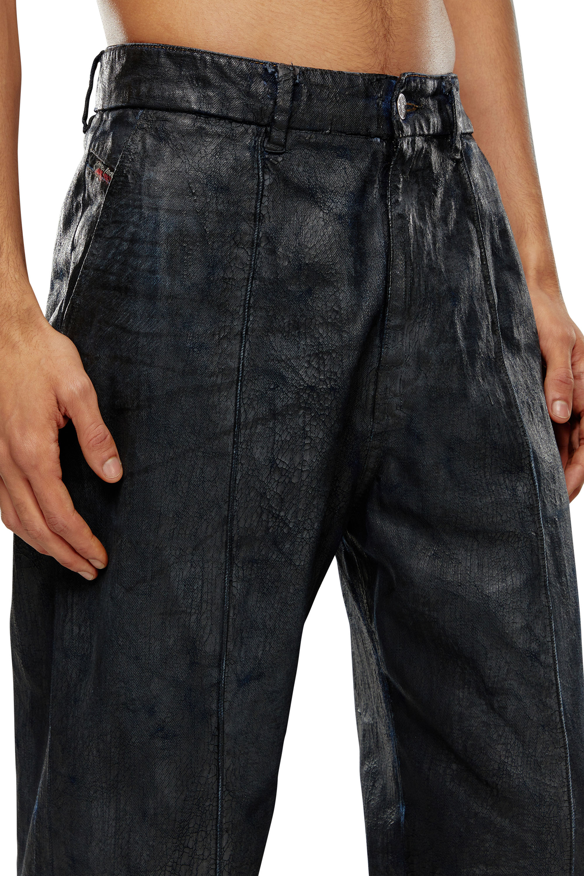 Diesel - Man Straight Jeans D-Chino-Work 0PGAZ, Black - Image 4