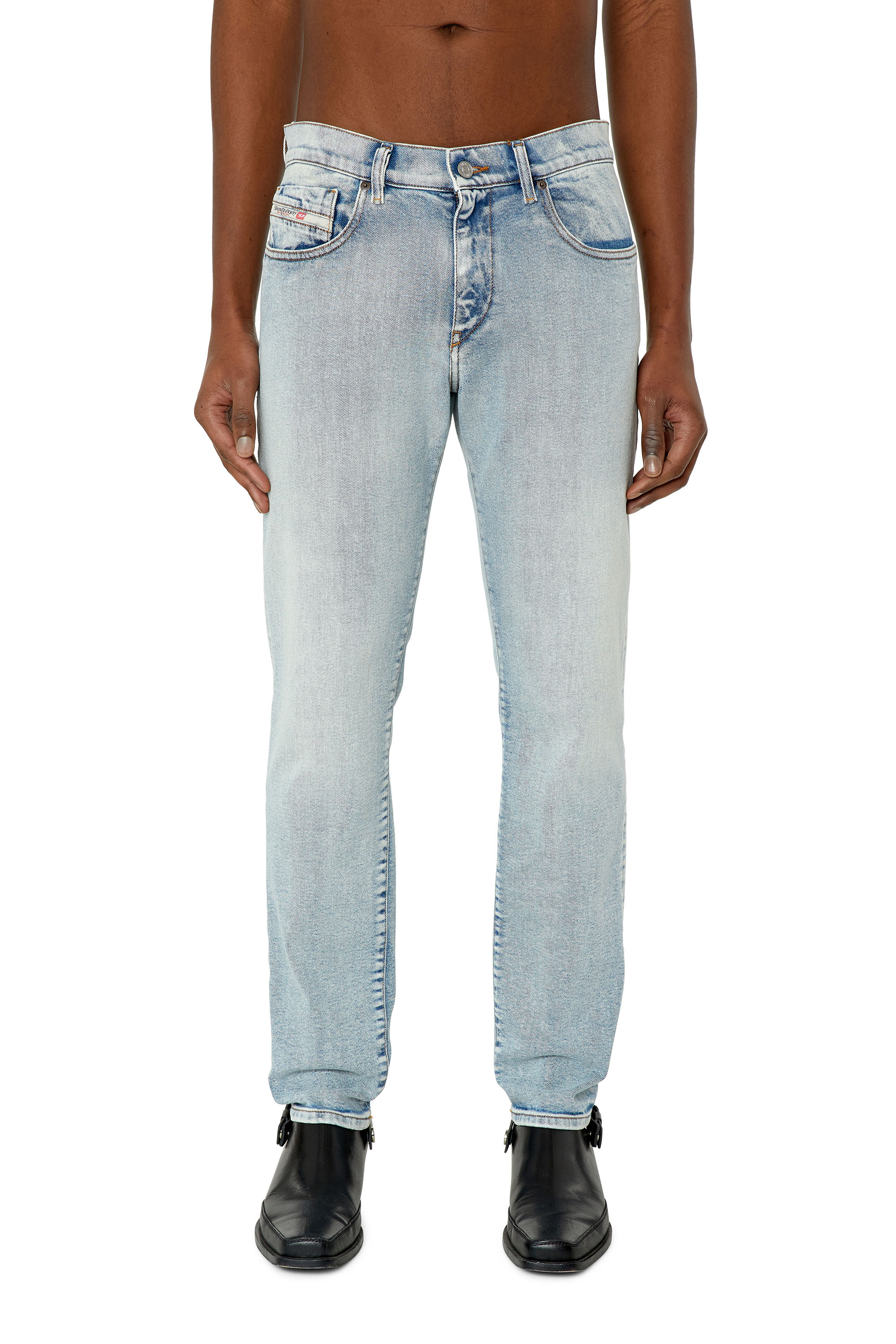 Diesel - Slim Jeans 2019 D-Strukt 9C08L, Light Blue - Image 1