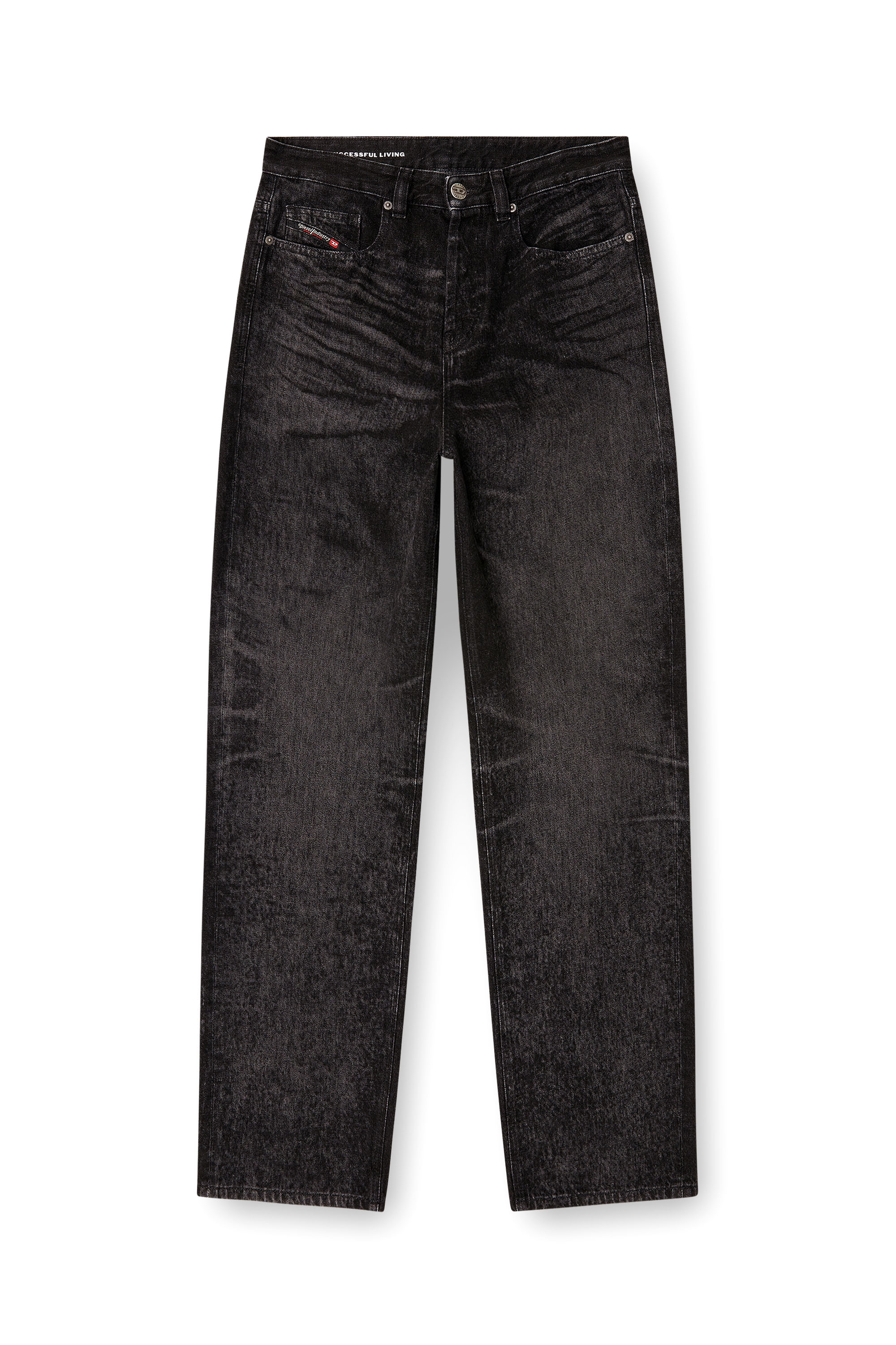 Relaxed Jeans 2001 D-Macro 007DB, Black/Dark grey Diesel - Man's Relaxed Jeans 2001 D-Macro 007DB, Black/Dark grey - 2