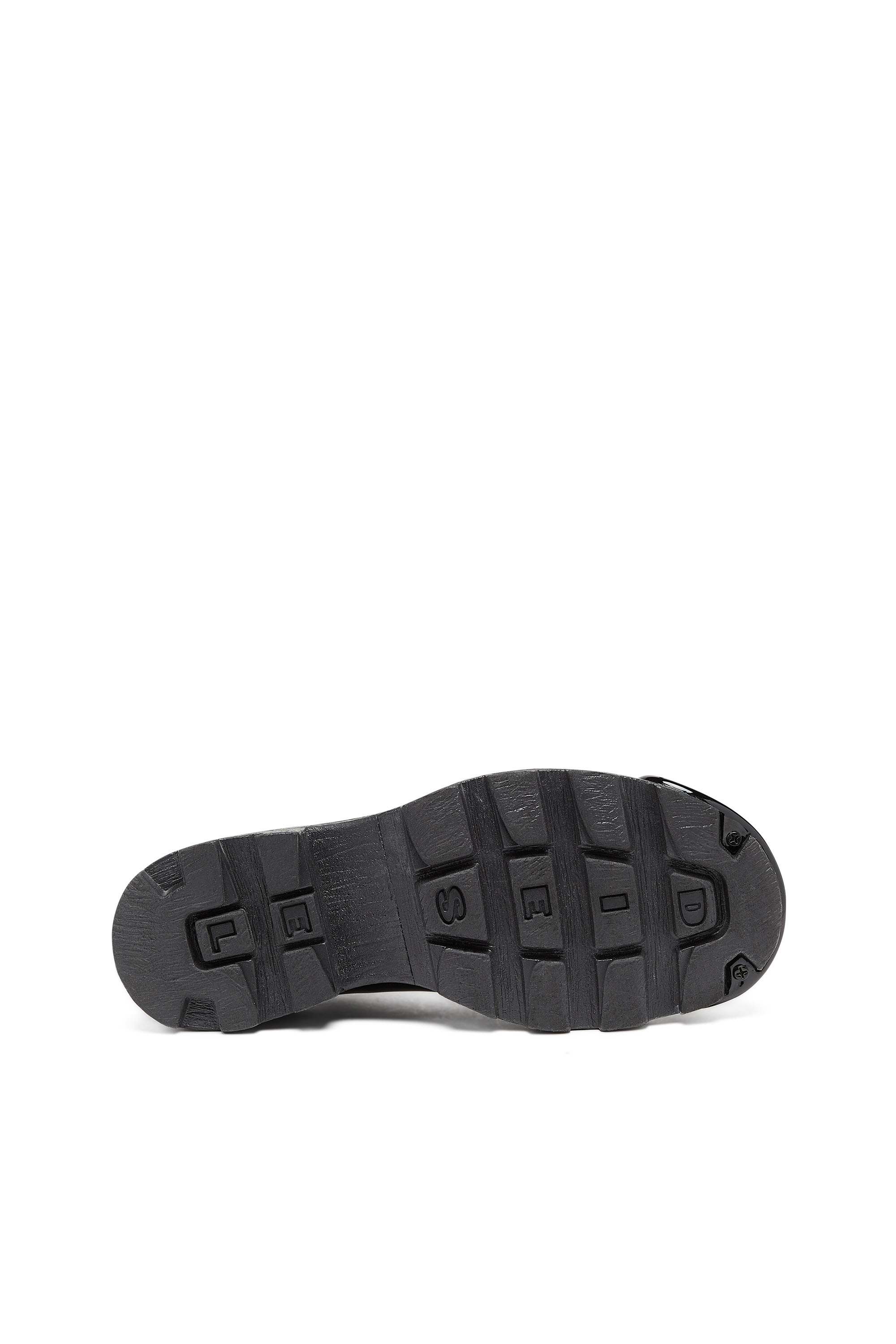 D-HAMMER SO D, Black Diesel - D-HAMMER SO D, Man's D-Hammer-Leather lace-up shoes with oval D toe cap in Black - 4