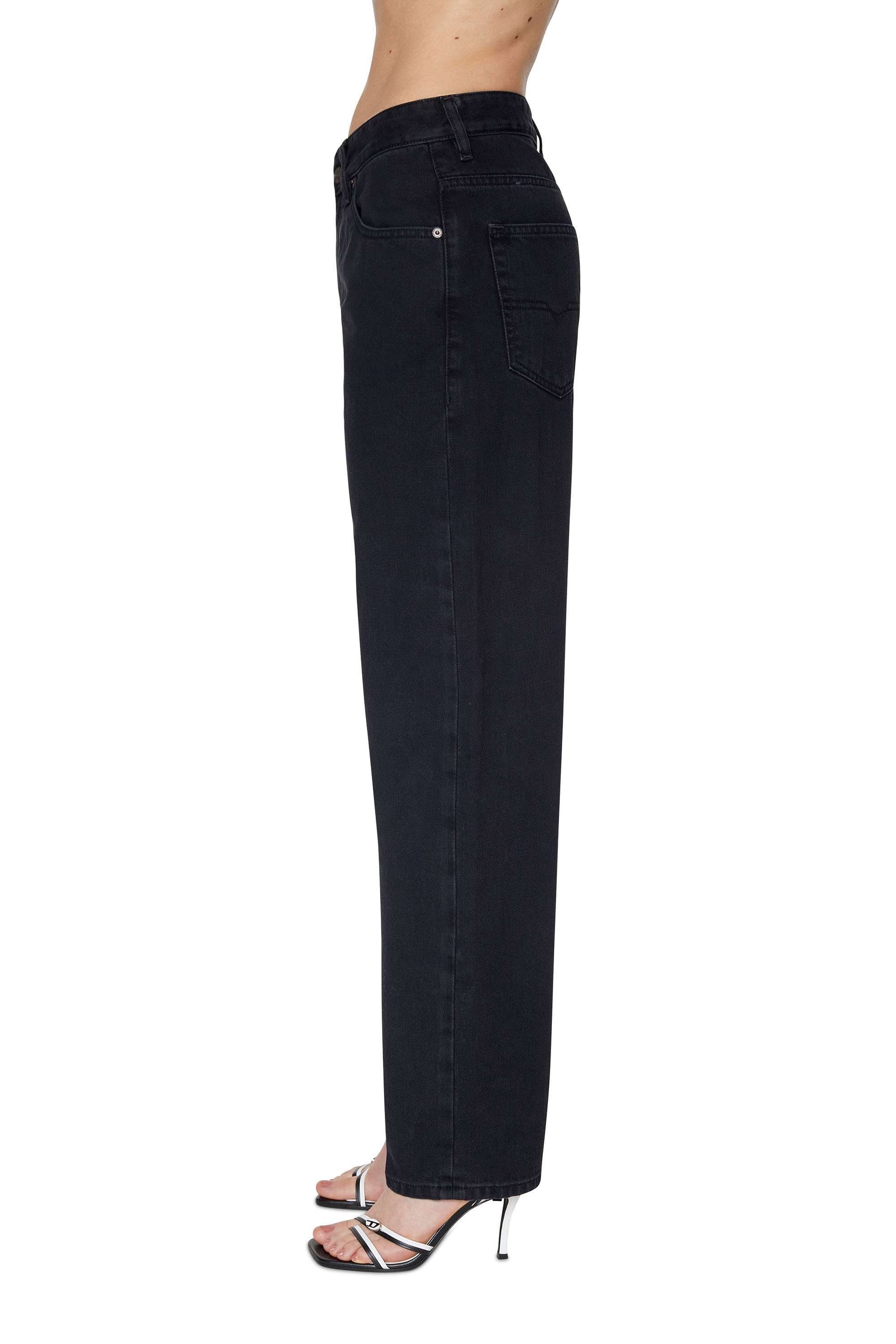 Diesel - Straight Jeans 1999 D-Reggy Z09RL, Black/Dark grey - Image 4